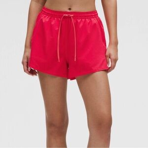 Lululemon Red Glow Pace Rival Shorts